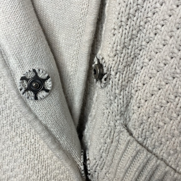 Lululemon Post Practice Women's Heathered Oatmeal Cardigan 2 - Picture 9 of 15